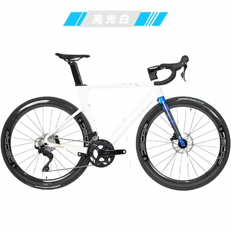 New Model Java Fire 6 Jiaowo Fuoco Top Road Bike 105 Hydraulic Disc 24-Speed Full Carbon Bicycle