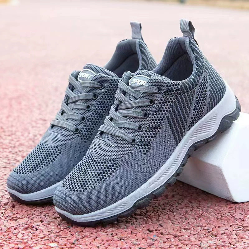 2025 spring new men's shoes breathable shoes trend casual sneaker mesh cloth shoes,outdoor running shoes