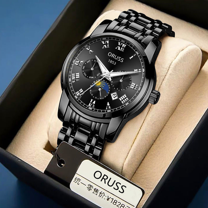 [Do not make money to make friends] Automatic non-mechanical watch men's watch luminous waterproof high-end handsome men's watch