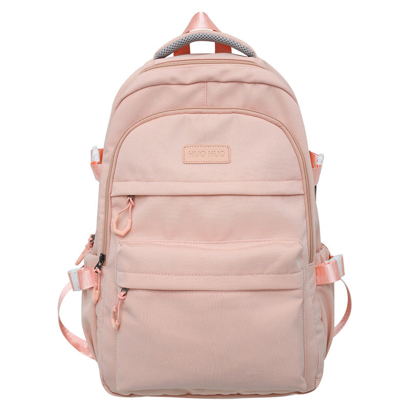 Schoolbags for Junior High School, High School, and College Students, New Fashionable Large-Capacity Backpacks, College-Style Class Casual Backpacks