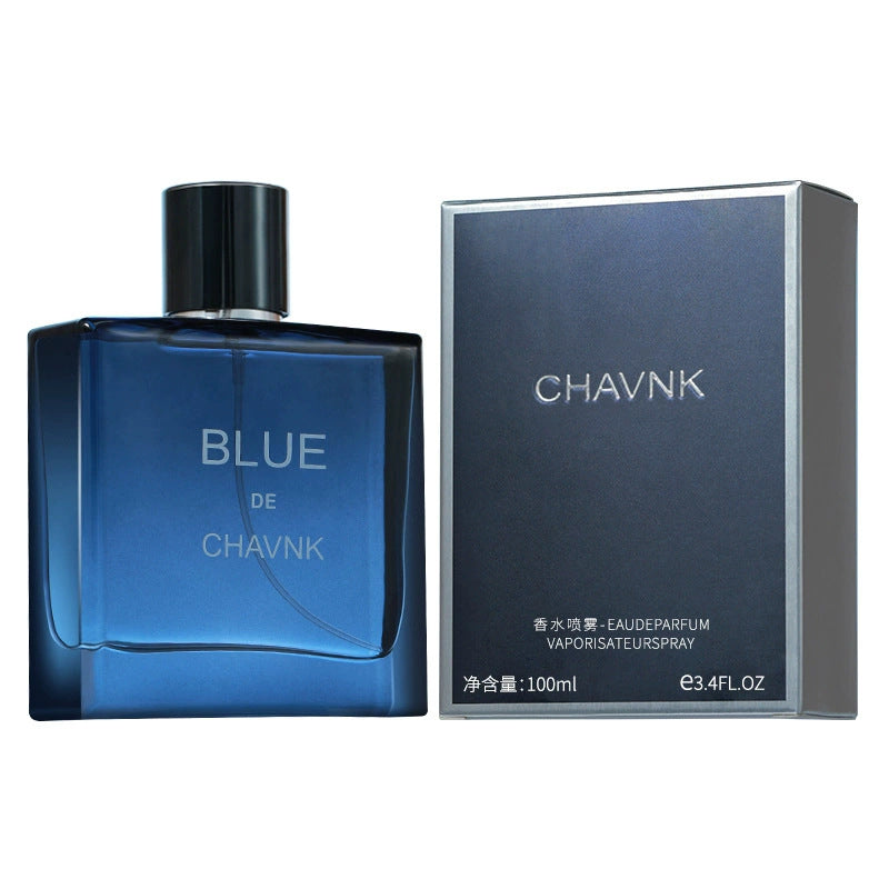 Douyin's Popular Blue Men's Perfume, Long-Lasting Fragrance, Cologne, Men's High-End Perfume