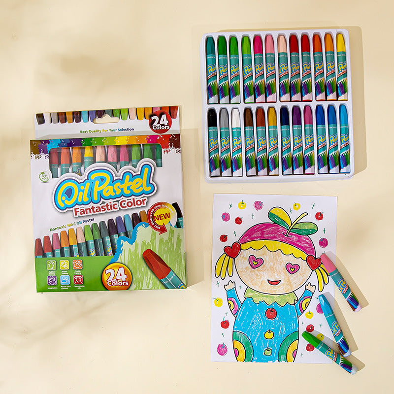 Oil Pastels Carefully Selected 12-36 Color Oil Pastels Washable Kidsren's Crayons Painting Pen Painting Tools Pen Handmade