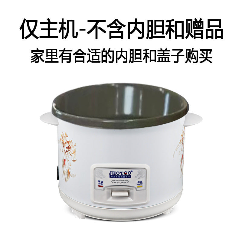 Rice Cooker Household Multifunctional Old-Fashioned Non-Stick Pot 1-2-6 Liters 5 Large Capacity Dormitory Automatic Rice Cooker Black Crystal
