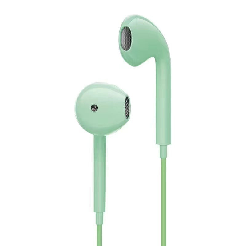 U19 U18 Wired Headphones Glossy U88 Macaron Headphones Flat Ear Heavy Bass Karaoke Call Microphone