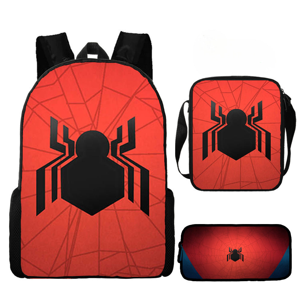 European and American  New Spider-Man Hero No Return Backpack 3D Digital Printing Casual Trendy Backpack