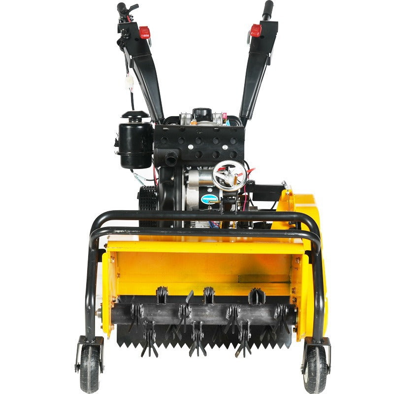 Diesel four-wheel drive micro-tiller gasoline multi-function tiller new small agricultural loose soil ditching high horsepower weeding
