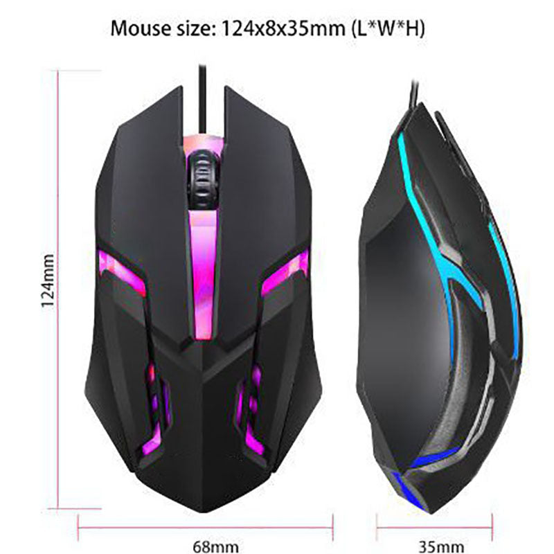 Neutral Wired USB Mouse Home Office Business Notebook Desktop
