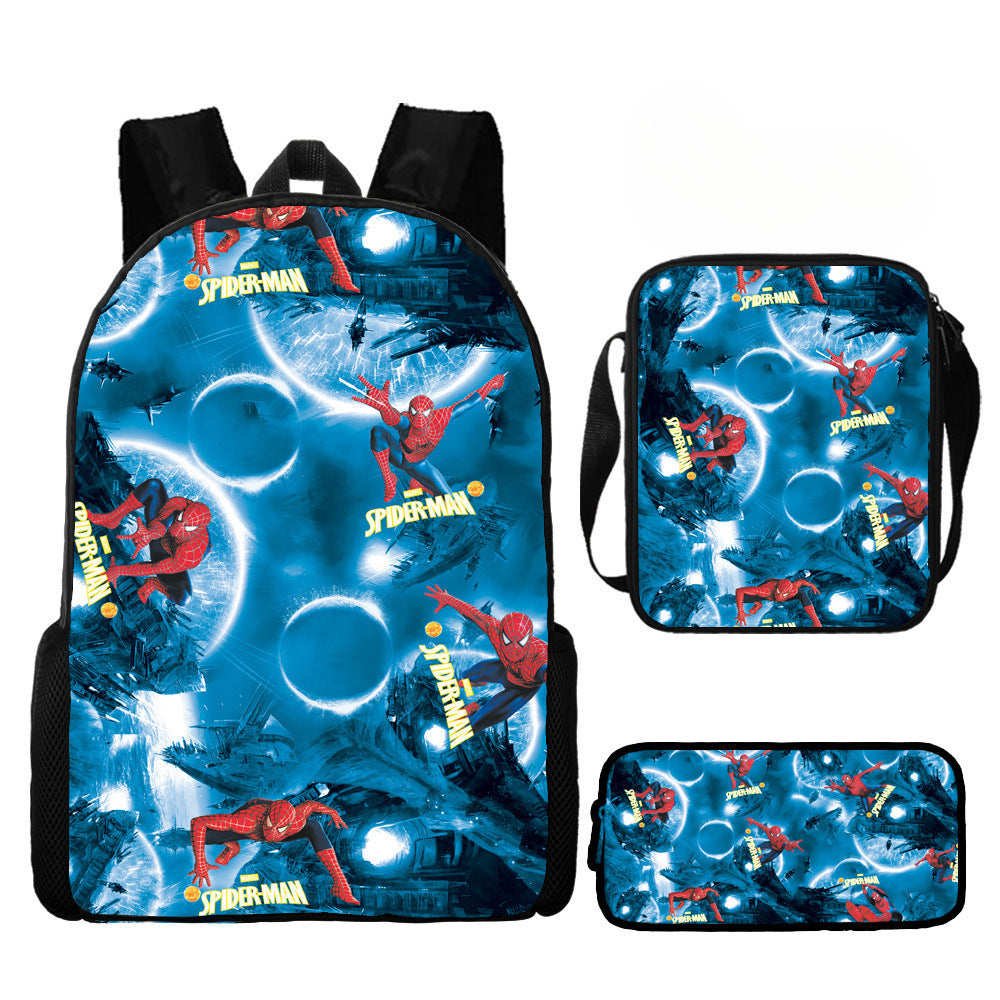European and American  New Spider-Man Hero No Return Backpack 3D Digital Printing Casual Trendy Backpack