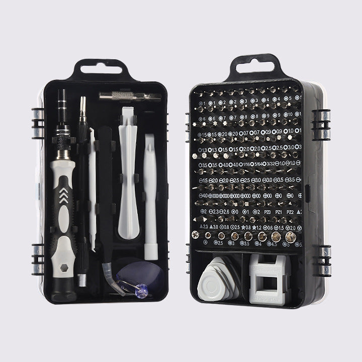 115-in-one cross-border watch computer mobile phone disassembly machine maintenance hardware tools screwdriver combination set manufacturers batch