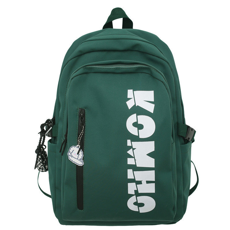 Schoolbag Boys and Girls Junior High School Students Grade Three, Four, Five and Six University Campus Simple Large Capacity Backpack Backpack