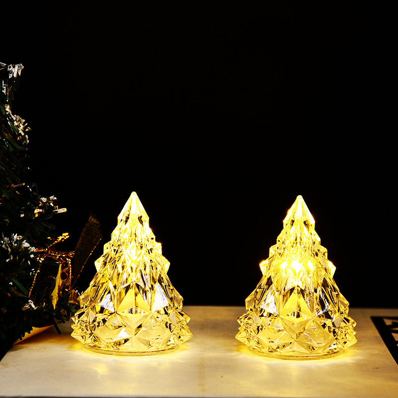 Christmas decorations atmosphere light wind lamp led luminous nightlight wedding room romantic layout small iceberg lamp
