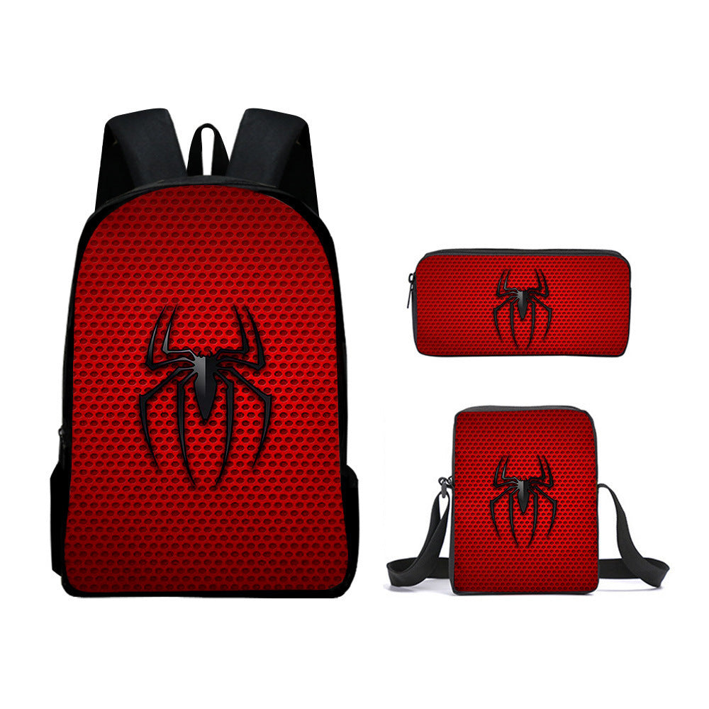 European and American  New Spider-Man Hero No Return Backpack 3D Digital Printing Casual Trendy Backpack