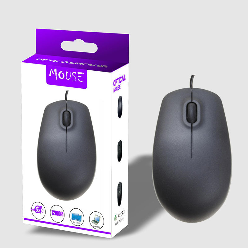 Neutral Wired USB Mouse Home Office Business Notebook Desktop