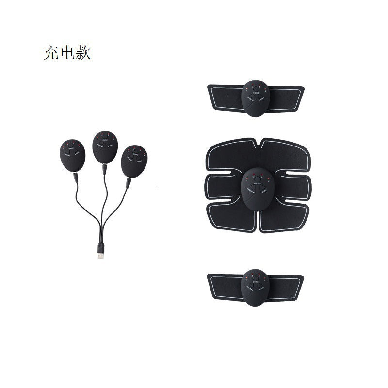 Intelligent EMS Abdominal Fitness Instrument 6 Abdominal Muscle Abdominal Training Device Home Sports Fat Slugger Lazy Fitness Equipment Abdominal Muscle Sticker