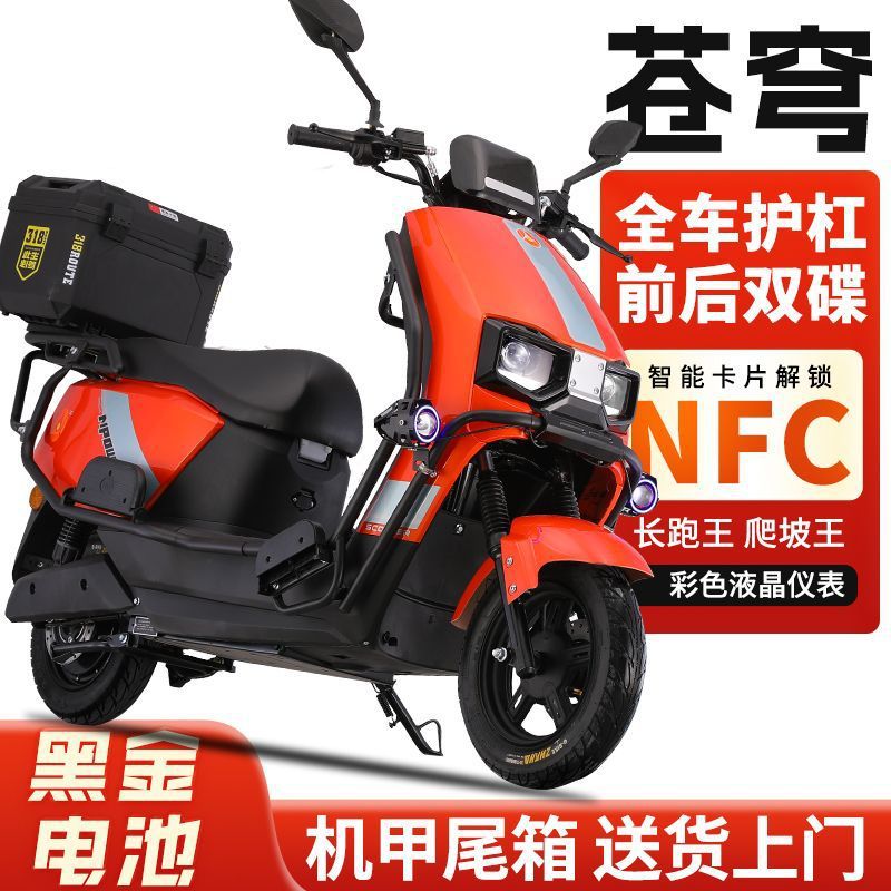 Dacangqiong 96V3000 Watt Electric Vehicle 72V Electric Motorcycle Pedal Battery Vehicle High Power High Speed Endurance King