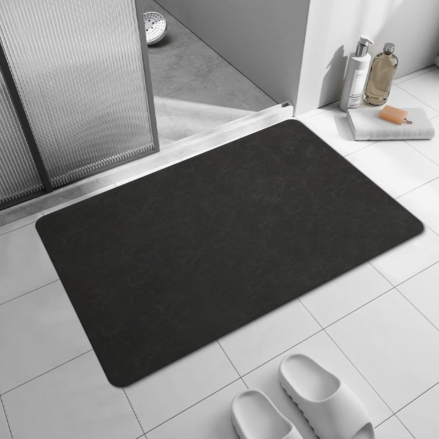 Diatom Mud Floor Mat Bathroom Toilet Door Absorbent Mat Non-Slip Household Toilet Foot Mat Carpet Home Sludge Resistance