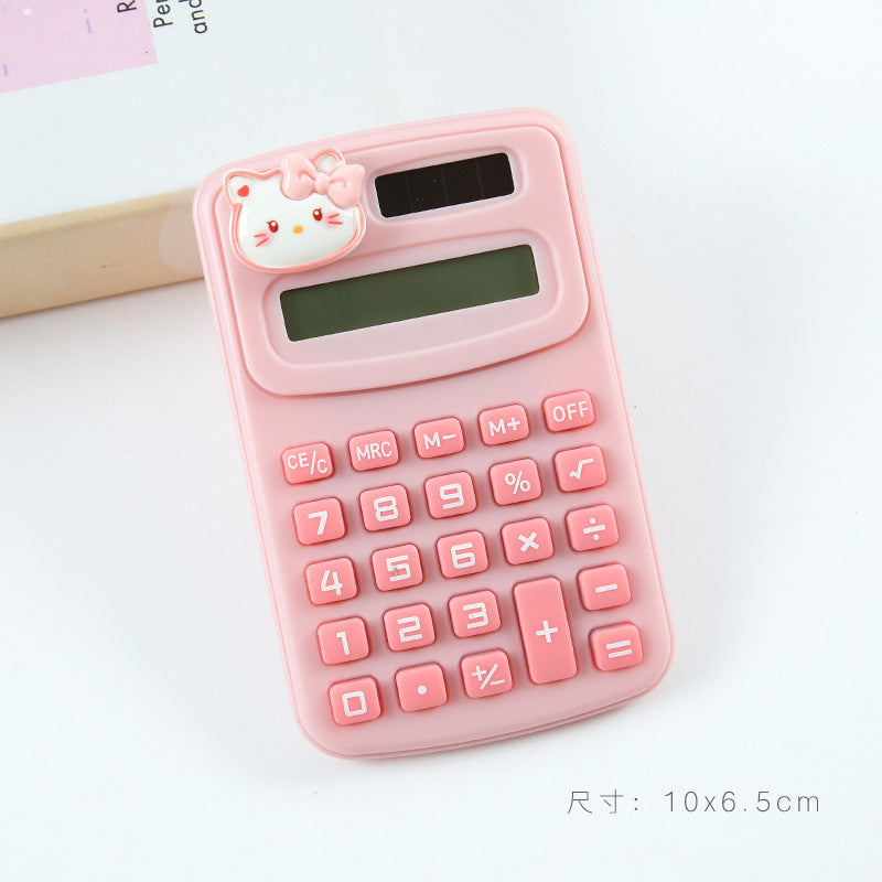 Creative Large-Sized Calculator for Primary School Students, Office Accounting, and Business Use, Portable Mini High-Value Calculator