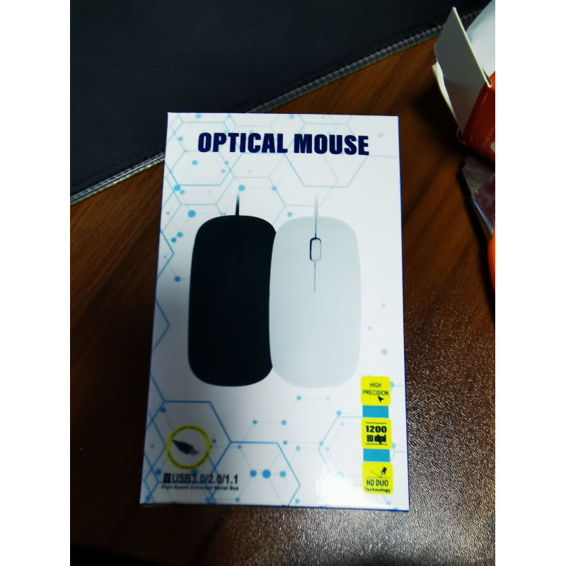 M015 Wired Luminous Mouse Suitable for Apple Desktop and Laptop Office Business Use Optical Wired