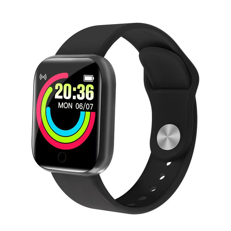 Popular Y68 Smart Bracelet, Sports Heart Rate Monitoring Information Push Weather Synchronization D20 Smart Watch