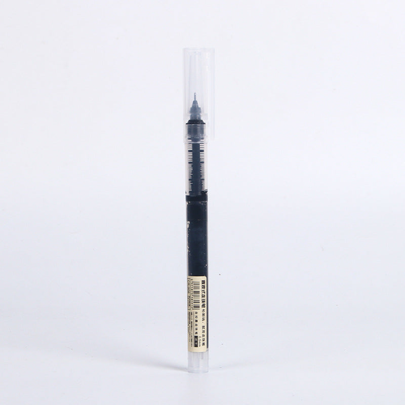 Direct Liquid Rollerball Pen, Quick-Drying Black Pen, Student Pen, Office Gel Pen, Large Capacity 0.5mm Exam Pen