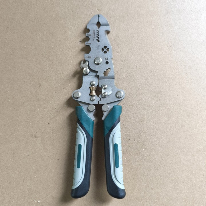 Manufacturer's Multifunctional Wire Stripping Pliers, Electrician's Wire Cutting, Wiring, Wire Pressing and Stripping Pliers, Handheld Foldableable Wire Stripping Pliers