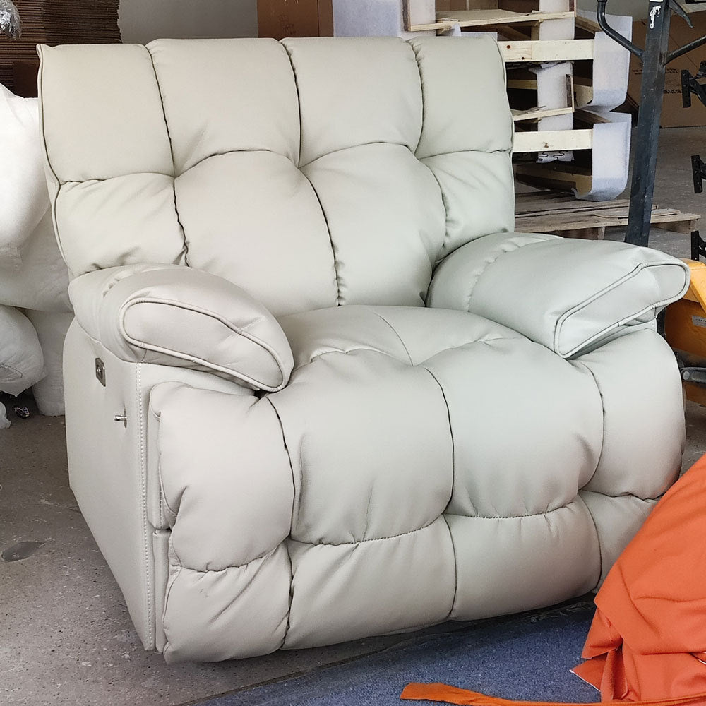 Light luxury lazy electric multifunctional sofa reclining rocking tofu block cloud massage heating rocking chair space sofa