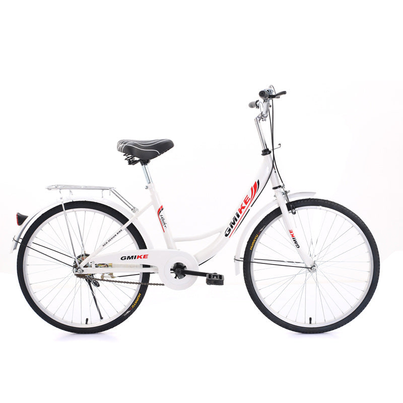 24inch 26inch Lightweight Commuter Bicycle for Male and Female Students, Suitable for Men and Women to Commute to Work, Ladies' Bicycle, Single Speed
