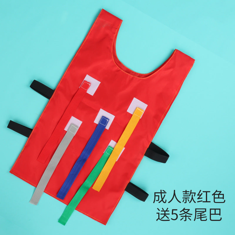 Kindergarten Tail-pulling Toy Children's Catching Belt Game Props Parent-child Outdoor Feelings Training Sports Equipment