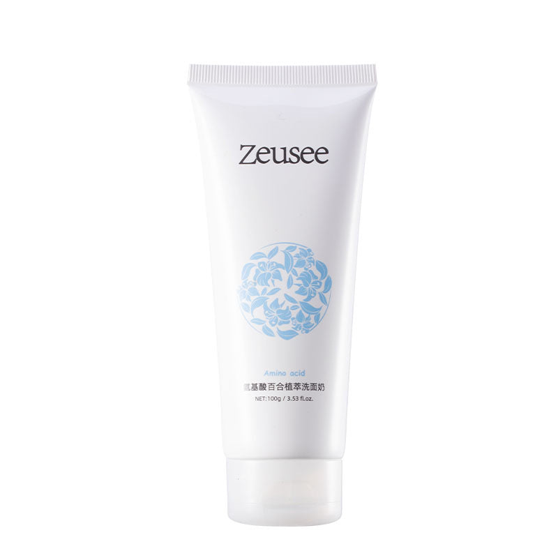 Aloe facial cleanser mild cleansing oil control moisturizing cleanser facial cleanser female foam men Skin Care