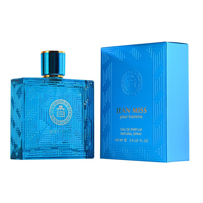 Douyin's Popular Blue Men's Perfume, Long-Lasting Fragrance, Cologne, Men's High-End Perfume