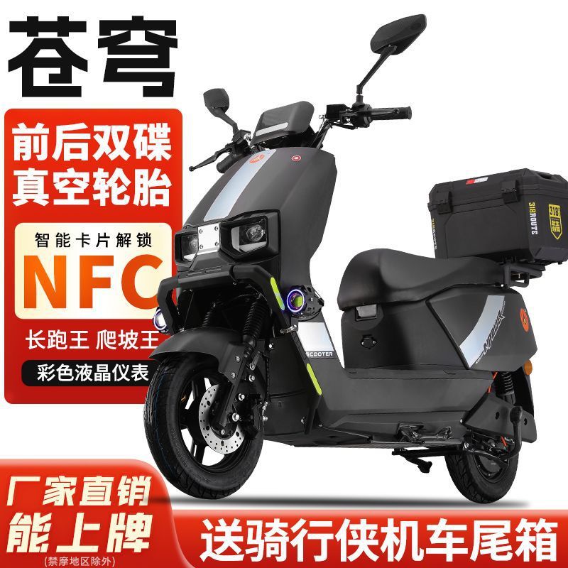 Dacangqiong 96V3000 Watt Electric Vehicle 72V Electric Motorcycle Pedal Battery Vehicle High Power High Speed Endurance King