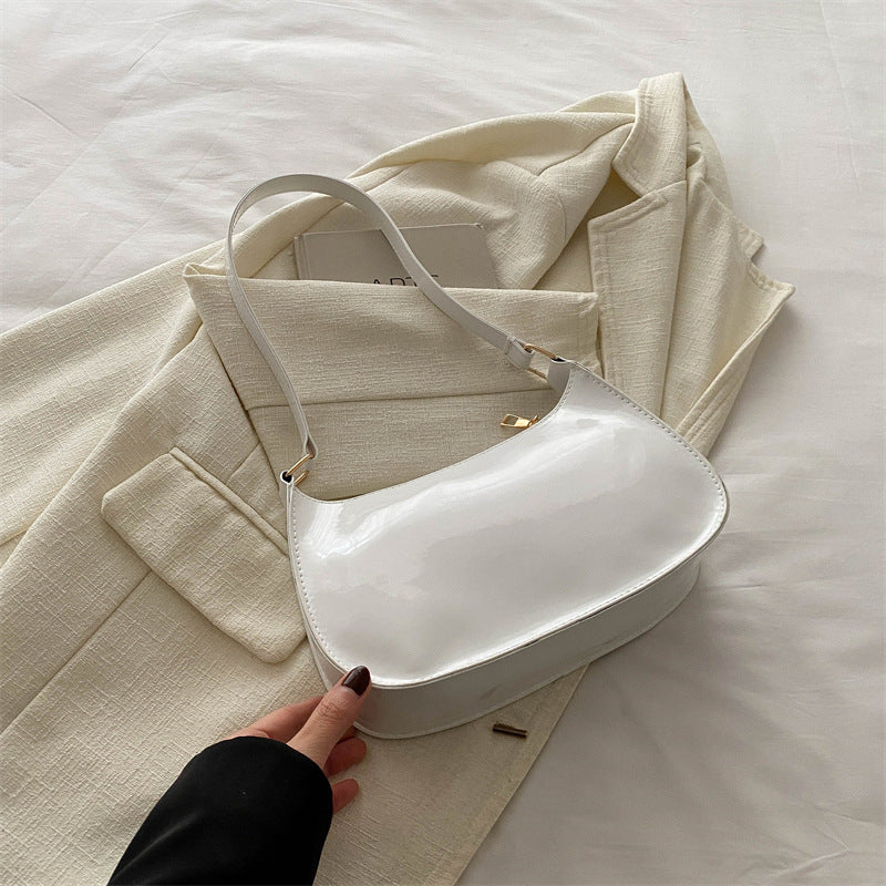 Korean Style Fashion Single Shoulder Underarm Bag for Women 2025 New Versatile Ins Solid Color Single Shoulder Crossbody Small Square Bag