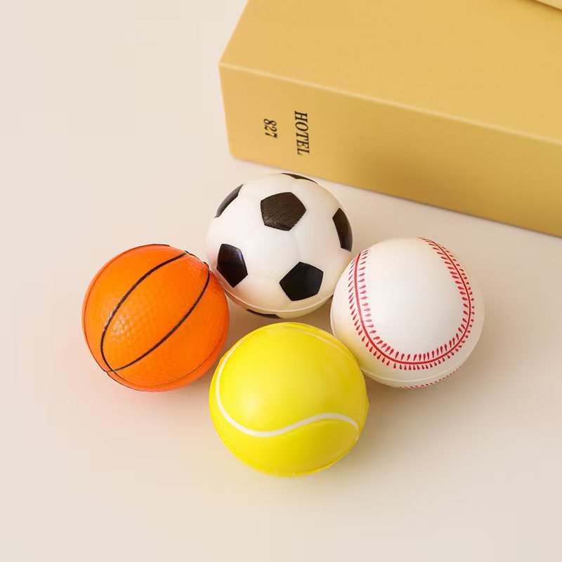 Foam Mini Solid Sponge Ball for Basketball, Baseball, Tennis, and Soccer, Elastic Stress Relief Cross-Border Decompression