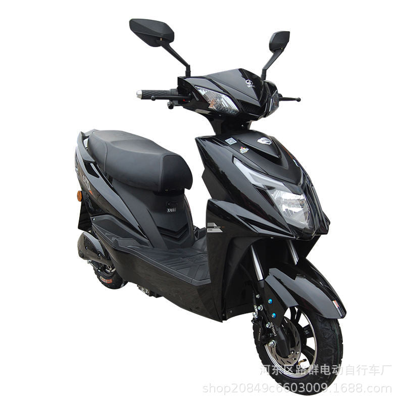 Cross-Border Foreign Trade Electric Motorcycle Two-Wheeled Adult High-Power Bicycle Men's and Women's Battery Car Long-Range Scooter