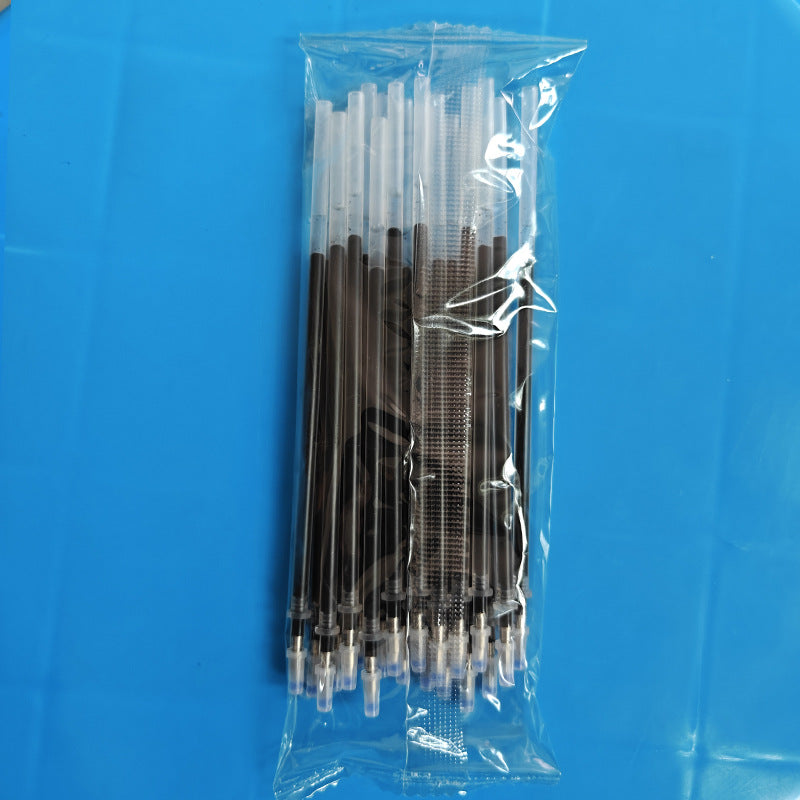 European Standard Gel Pen 0.5mm Bullet Needle Pen Ballpoint Pen Carbon Water Pen Signature Pen Office Examination Pen