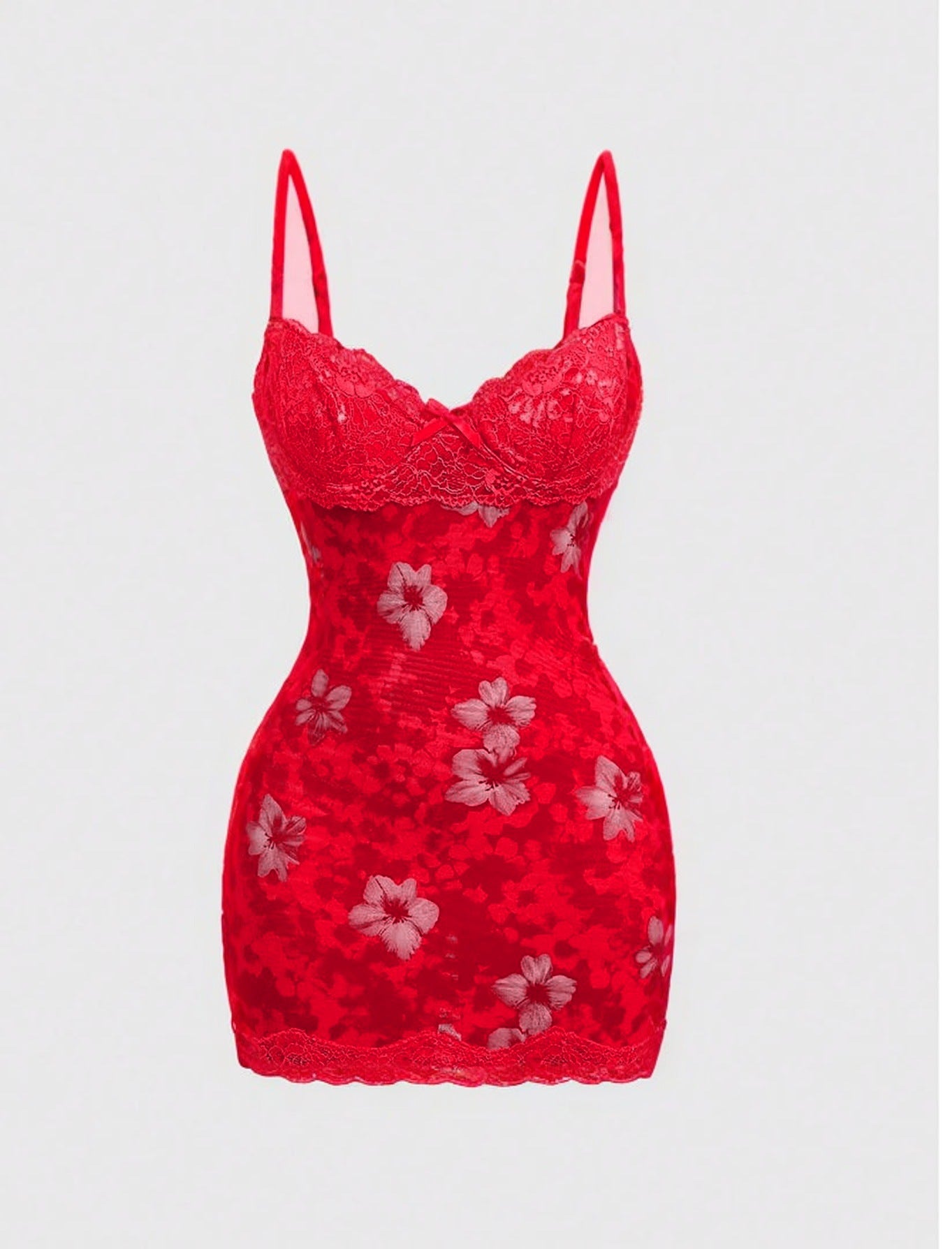 2025 Cross-Border Amazon Sexy Lace Suspender Skirt Waist Retro Print Backless Floral Hip Skirt Fragmented Dress