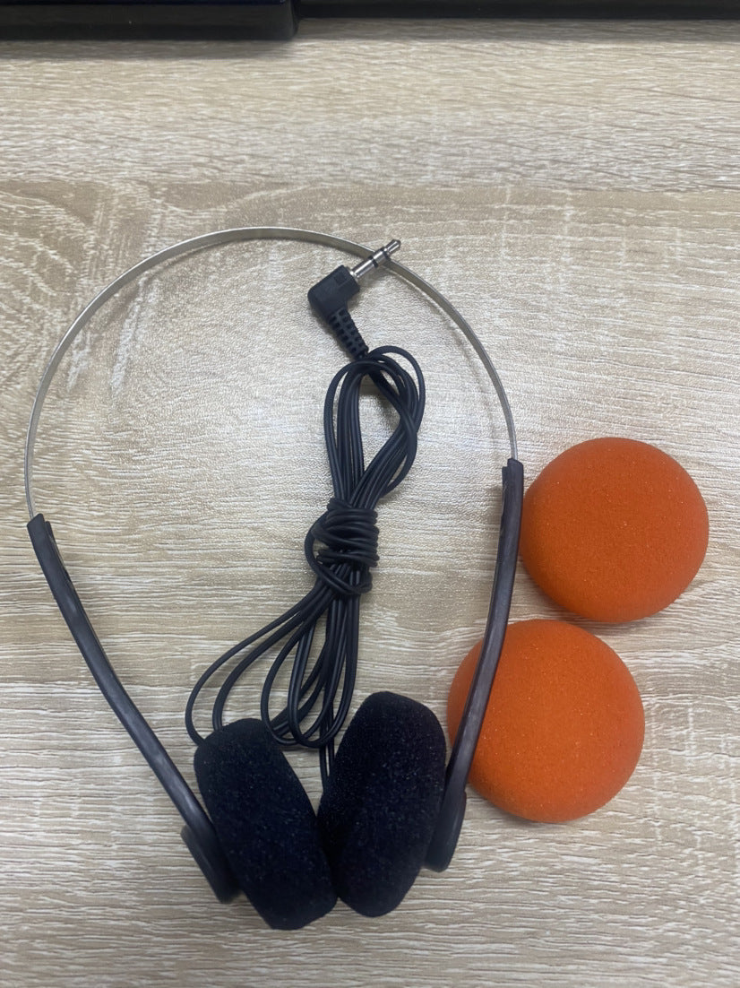 Little Red Riding Book with Classic Headset Photo Retro Feelings Portable Voice Clear Small Headset