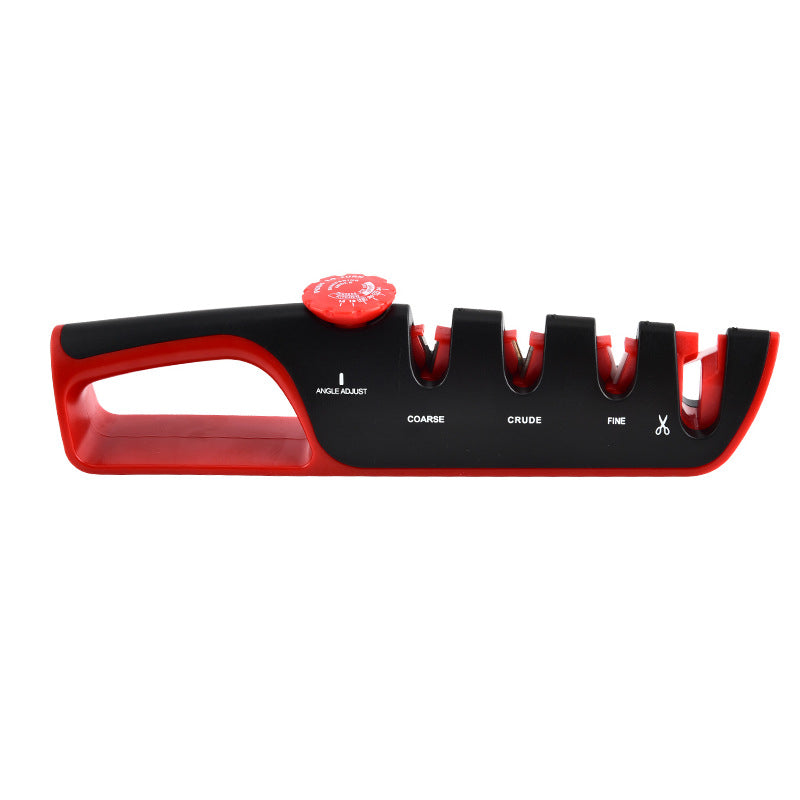 New adjustable four-in-one knife sharpener factory direct knife sharpener household multifunctional grindstone kitchen tool
