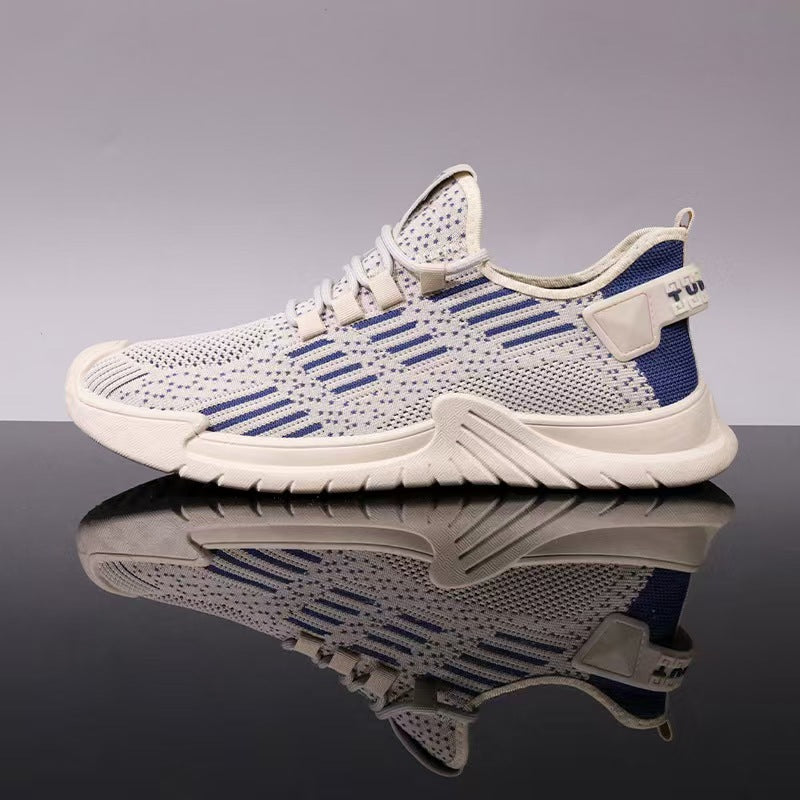 Shoes for Men 2025 New Soft Sole Comfortable Running Casual Shoes Fly Woven Sports Shoes Men's Casual Shoes