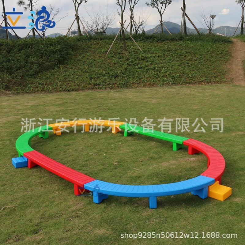 Kindergarten Outdoor Sports Equipment - Single-Plank Bridge Kidsren's Sensory Equipment S-Shaped Balance Beam * Early Education Sports Toys