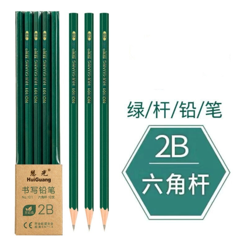 Writing, Sketching, Drawing, Continuous Core, Special Student and Kidsren's Stationery Hb2B Pencil Hexagonal Rod Manufacturer