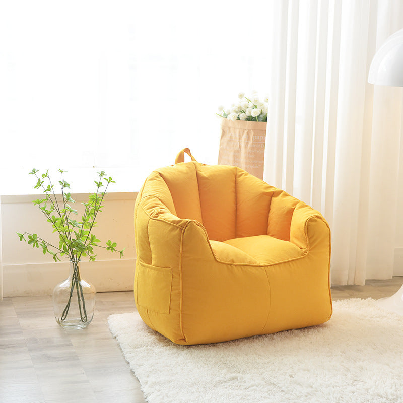 Bean bag sofa lazy sofa tatami lunch break small sofa double bedroom color matching solid color wholesale factory direct supply