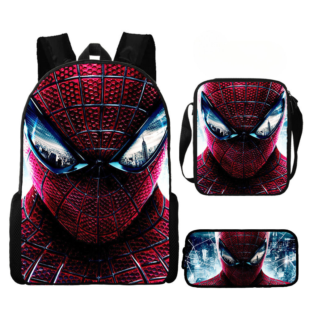 European and American  New Spider-Man Hero No Return Backpack 3D Digital Printing Casual Trendy Backpack