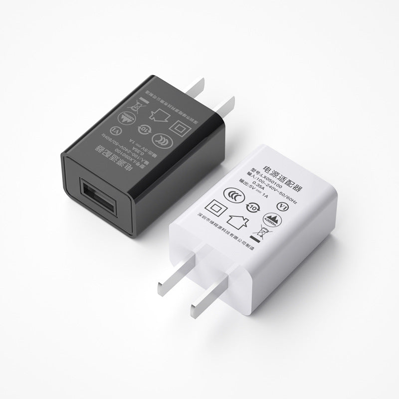 China Standard Us Standard Japanese Standard Spot 5V1A Charger 3C Ul/Pse Certified 5V1A Charging Head Adapter