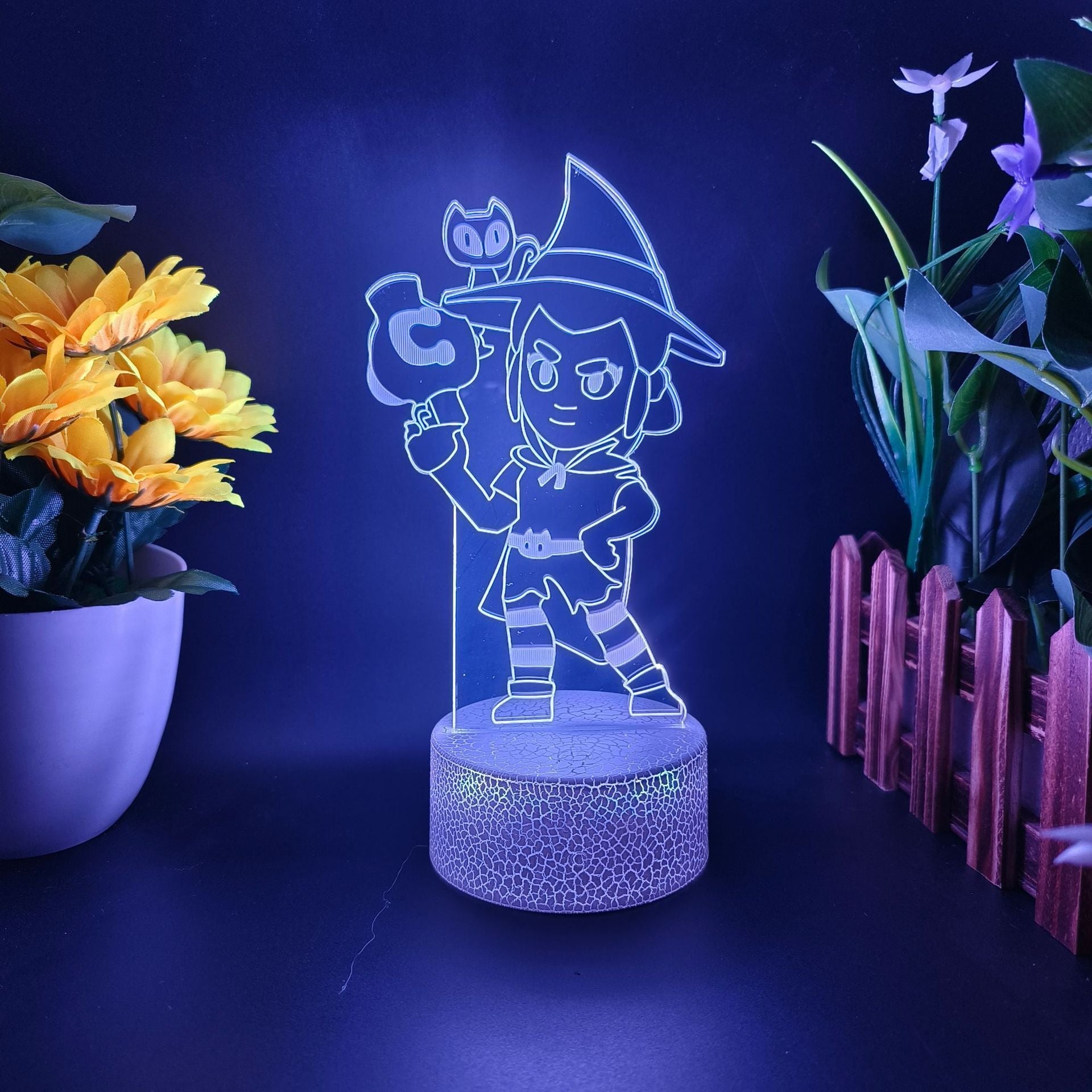 King of Gods Blok Edgar Figure Gift Bedroom Game E-Sports Atmosphere 3D Night Light