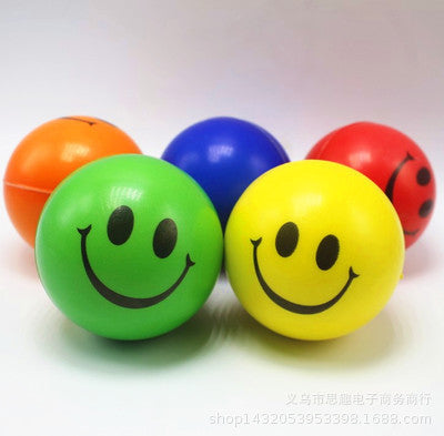 Cross-Border Hot-Selling Popular 3cm Rugby Pu Foam Mini Spray-Painted Football Baseball Decompression Vent Basketball