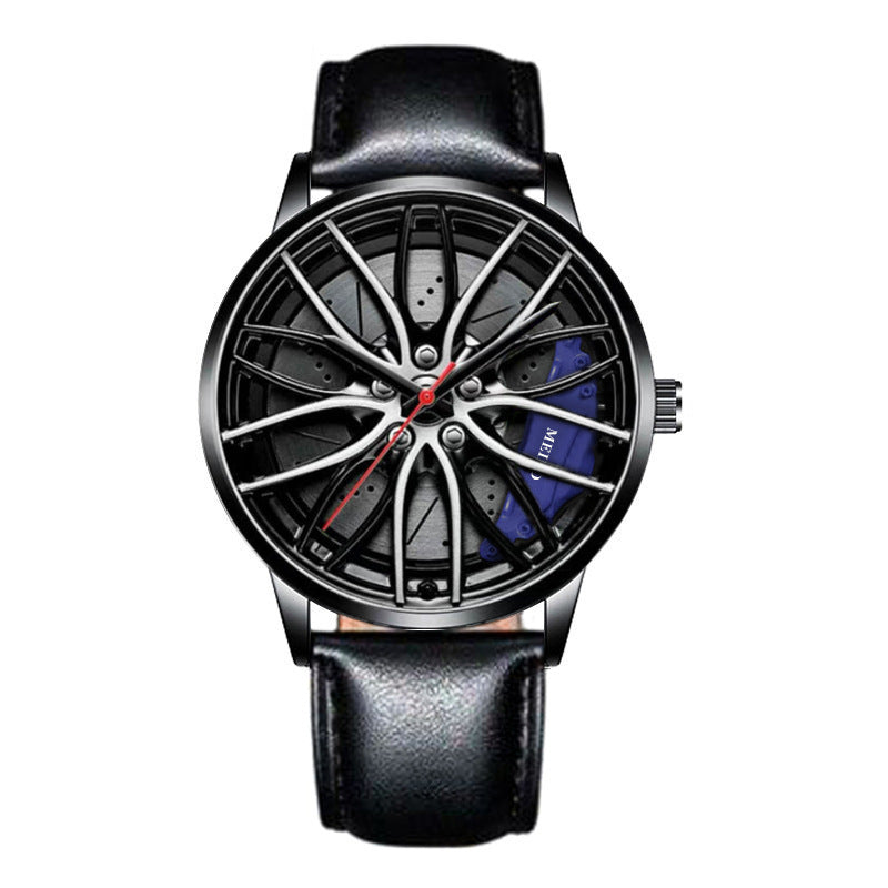 Official full-automatic movement watch men's vacuum plating wheel style non-mechanical watch new generation of hair