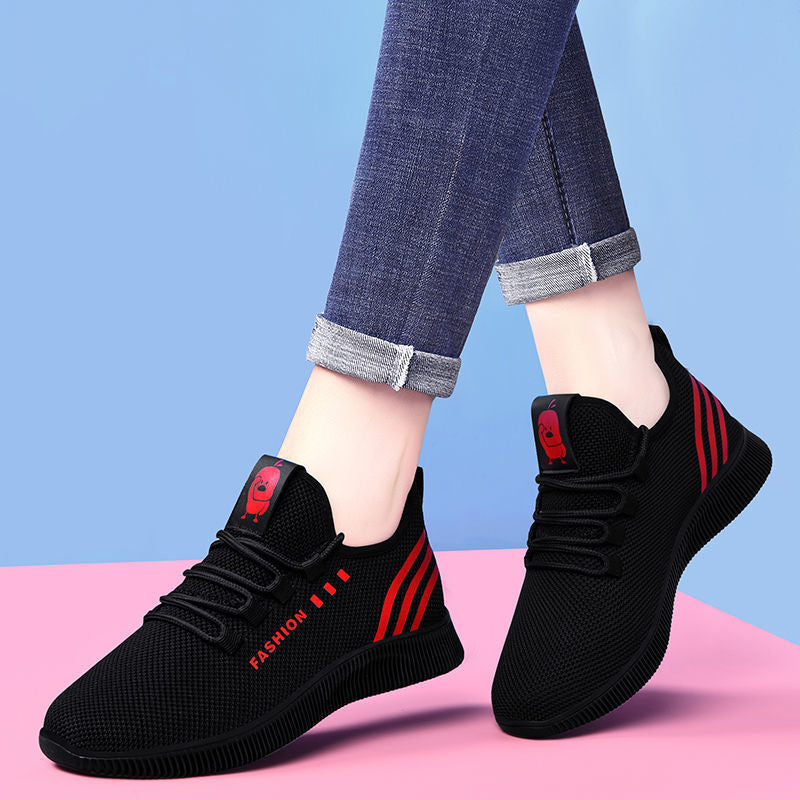 A generation of spring and autumn canvas shoes old Beijing cloth shoes women's soft bottom sneakers breathable casual shoes plus velvet cotton shoes