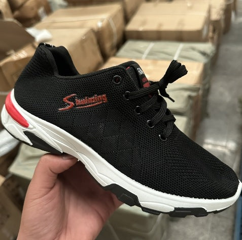 Shoes for Men 2025 New Soft Sole Comfortable Running Casual Shoes Fly Woven Sports Shoes Men's Casual Shoes