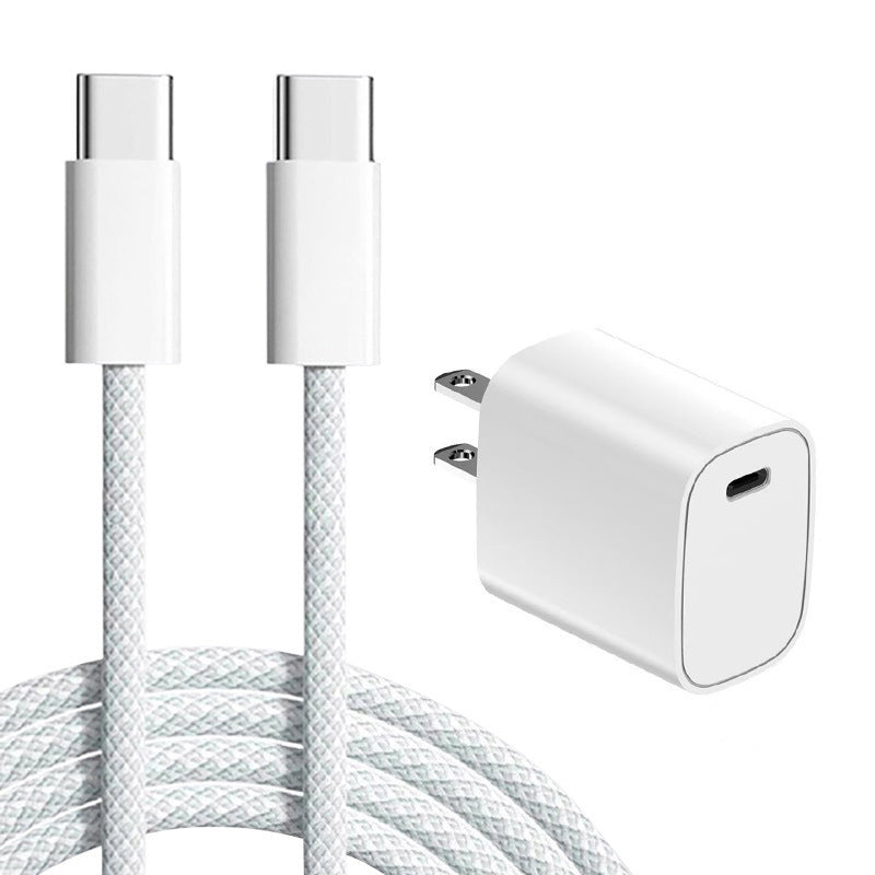 Suitable for Apple 17 Charger 20W Original Genuine Fast Charging Mobile Phone Gallium Nitride Charging Head Set